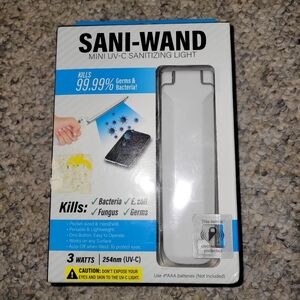 Sani Wand Mini UV Sanitizing Light, New
